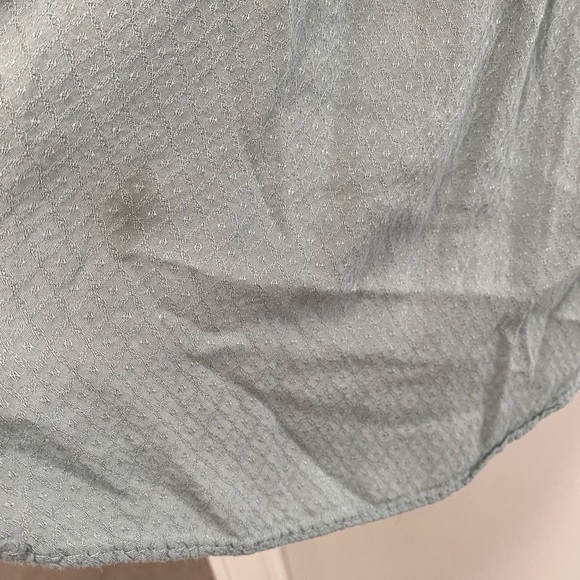 Silence & Noise Women's Wrap Top in Soft Gray/blue - Picture 4 of 5